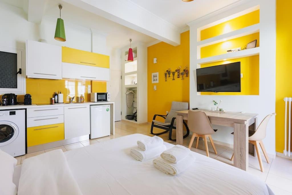 Relaxing Studio In Athens City Center Buitenkant foto